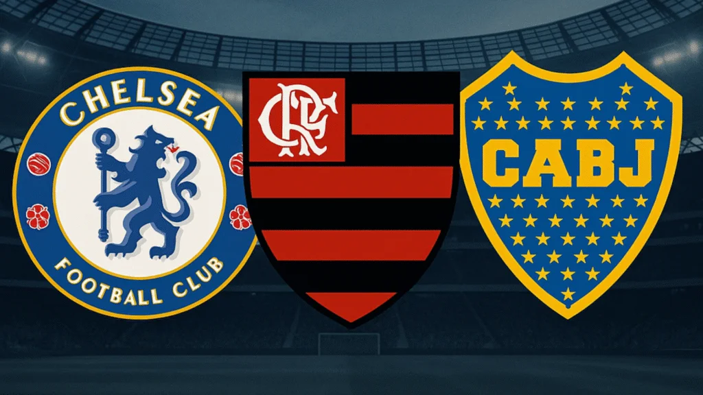 Rodada desta segunda (16) do Mundial de Clubes 2025 reúne Flamengo, Chelsea, Boca Juniors e Benfica em jogos decisivos nos Estados Unidos