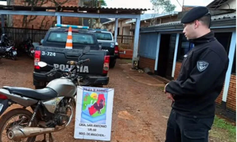 Polícia Argentina recupera motocicleta furtada em Santo Antonio do Sudoeste