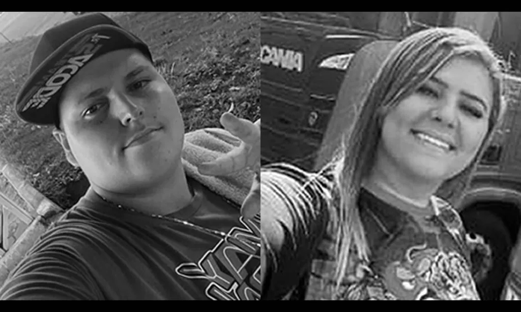 O casal Ismael e Paola, viajavam em uma Scania vermelha, que transportava uma carga de suco com destino a Pernambuco