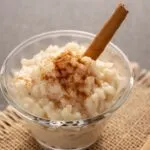 Receita de arroz doce tradicional