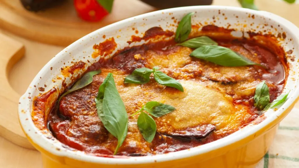 Receita original italiana de parmegiana