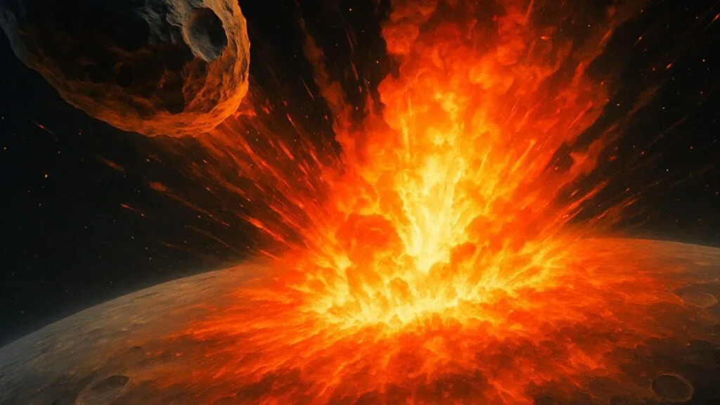 Asteroide com força explosiva pode atingir a Lua em breve