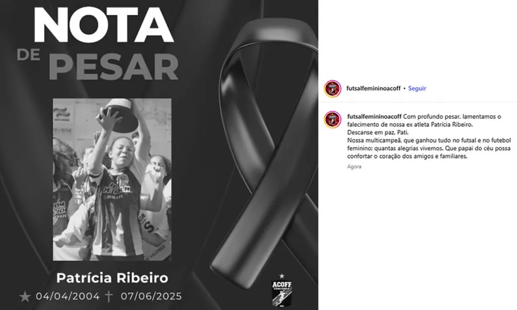 Patrícia Ribeiro teria reagido a um assédio em via pública. Ela tinha 21 anos e era ex-jogadora de futsal