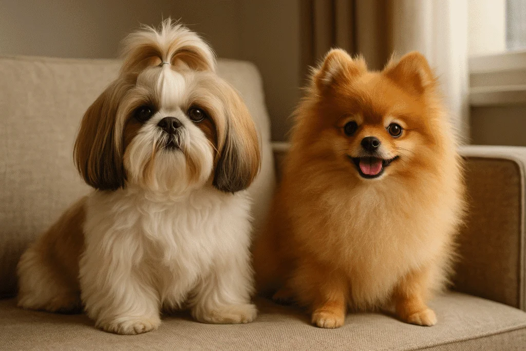 Shih-tzu ou Lulu da Pomerânia: Desvende qual raça conquista seu coração (e sua casa!) 12 shih tzu lulu pomerania