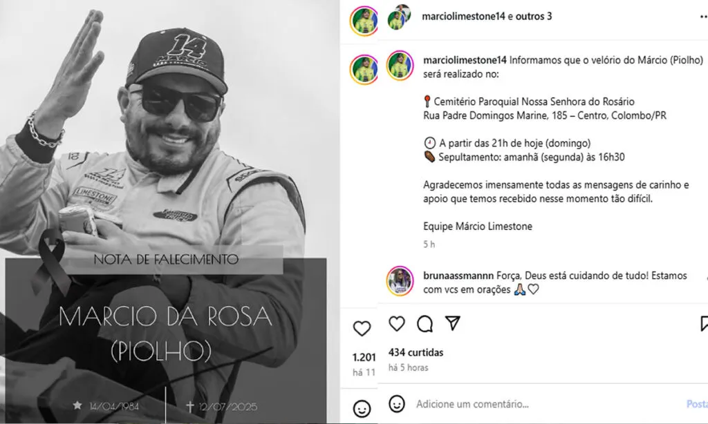 Acidente que matou o Piloto da Fórmula Truck, envolveu outro veículo na Rodovia dos Minérios, em Almirante Tamandaré. Condutor do segundo carro morreu no hospital