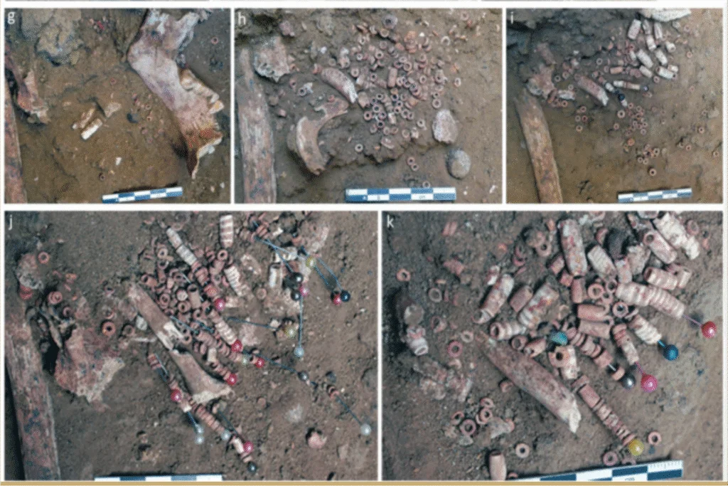 Colar de 11 mil anos é encontrado em túmulo infantil na Jordânia 8 colar