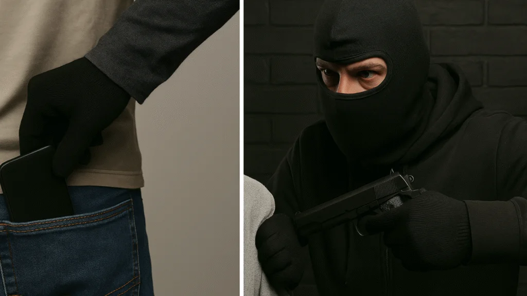 Diariamente, nos noticiários e boletins policiais, encontramos termos como “furto” e “roubo” sendo mencionados, muitas vezes como se fossem a mesma coisa. No entanto, essa confusão é comum até mesmo entre pessoas bem informadas. 