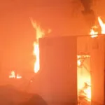 Incêndio destrói alojamento de empresa no interior de São José do Cedro