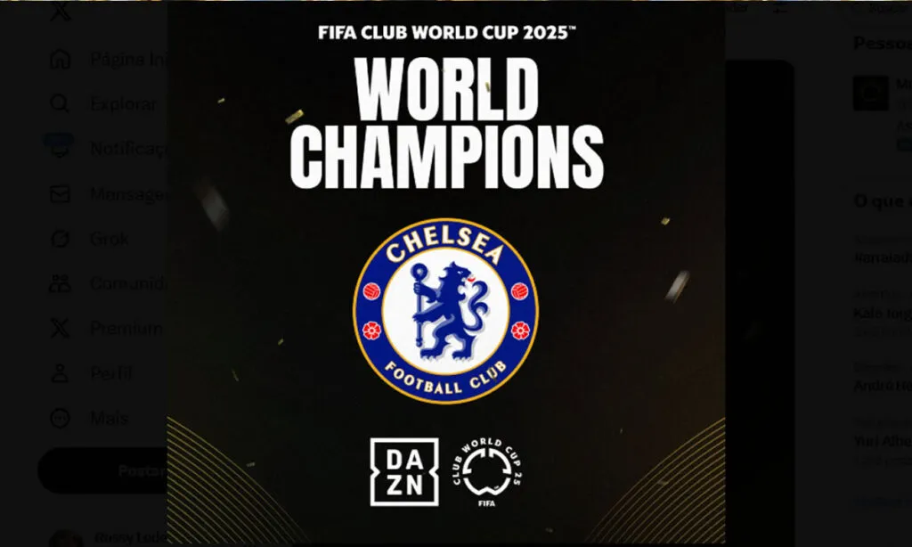 O Chelsea surpreendeu, goleou o PSG, por 3 a 0, e ficou com o título do Mundial de Clubes, disputado pela primeira vez no mesmo formato da Copa do Mundo