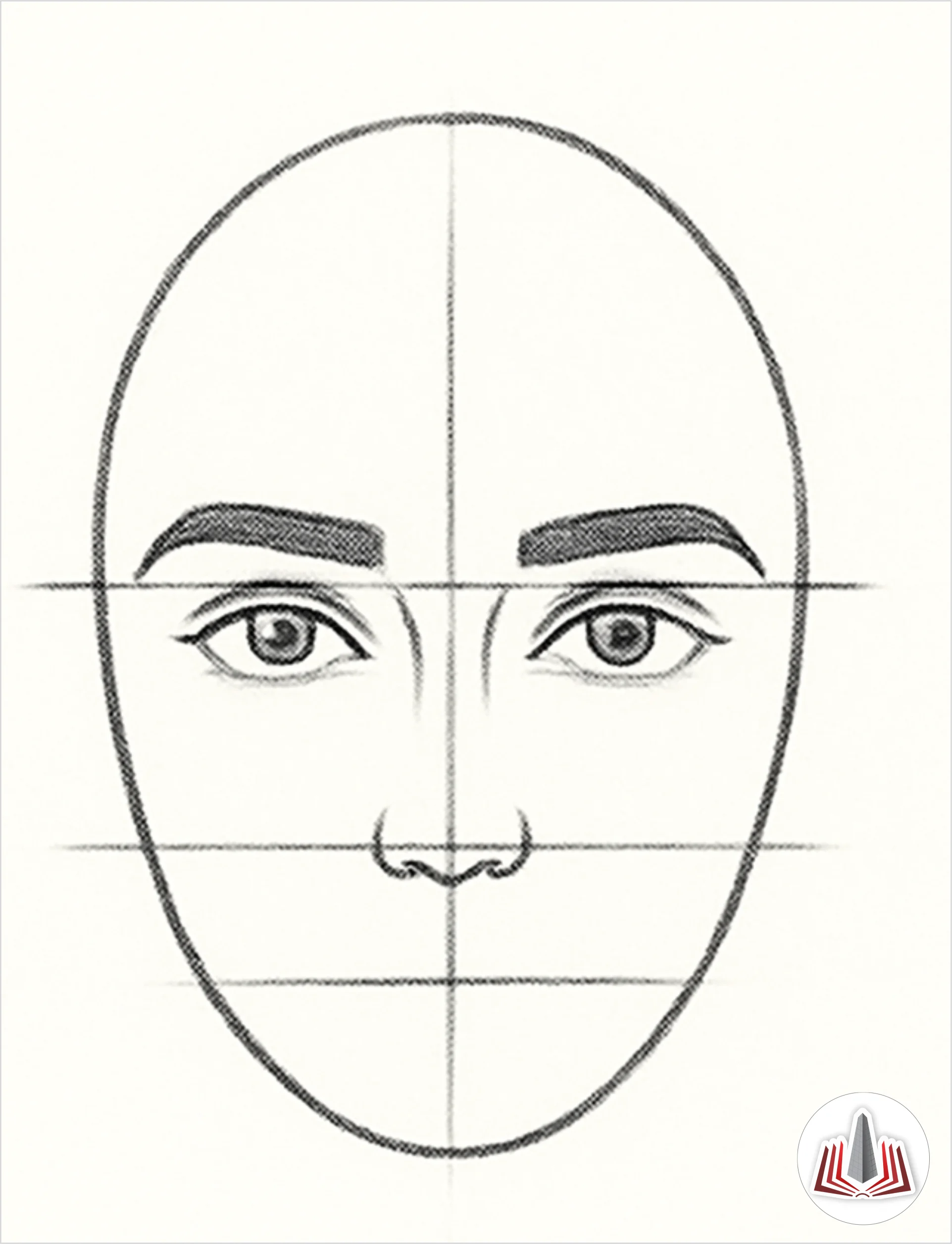 Como fazer desenho: aprenda o passo a passo fazer um rosto humano 4 2