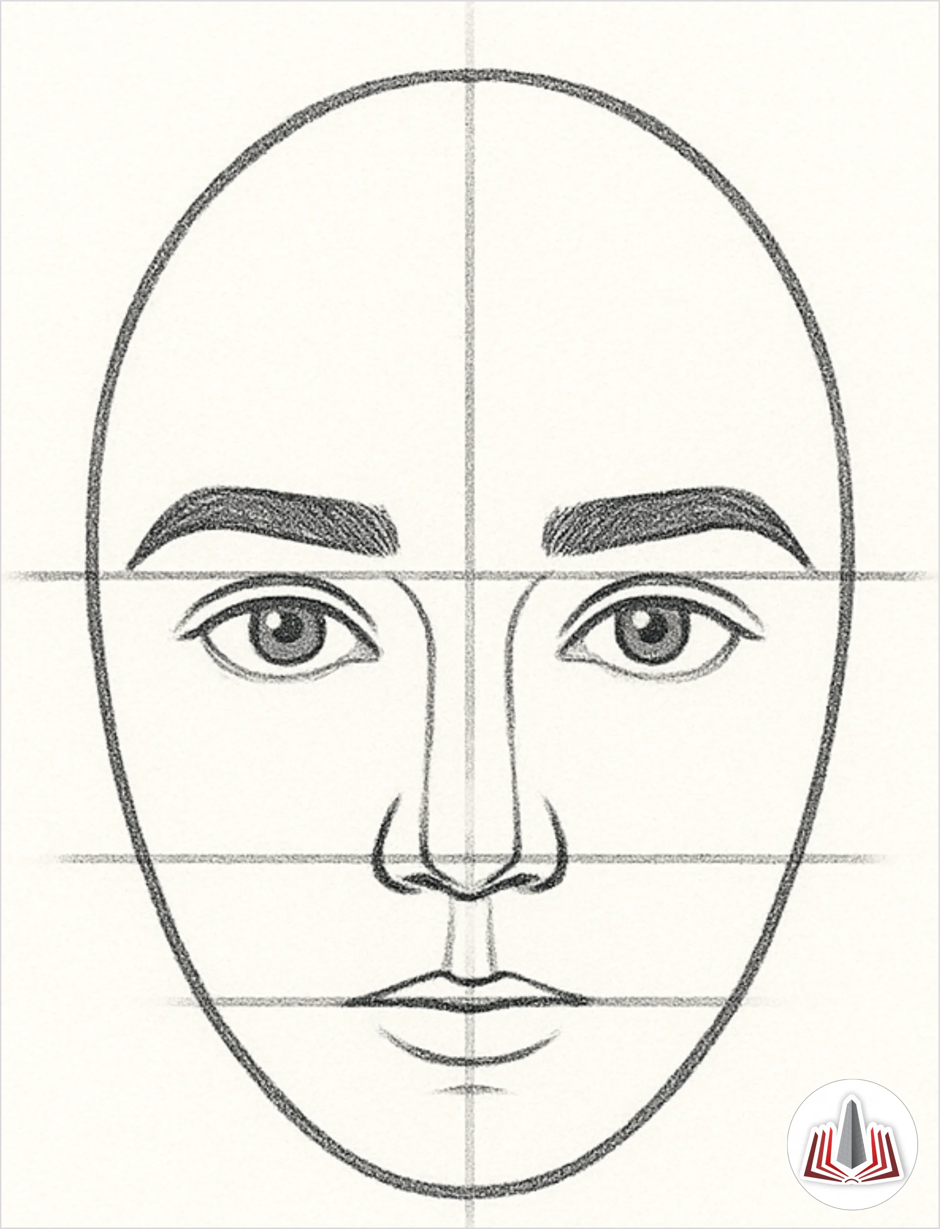 Como fazer desenho: aprenda o passo a passo fazer um rosto humano 5 3