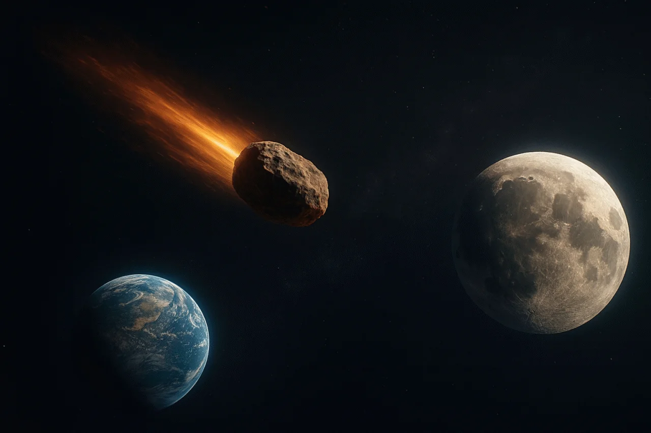 Cientistas estudam formas de destruir asteroide que pode chocar-se contra a lua 1 asteroide