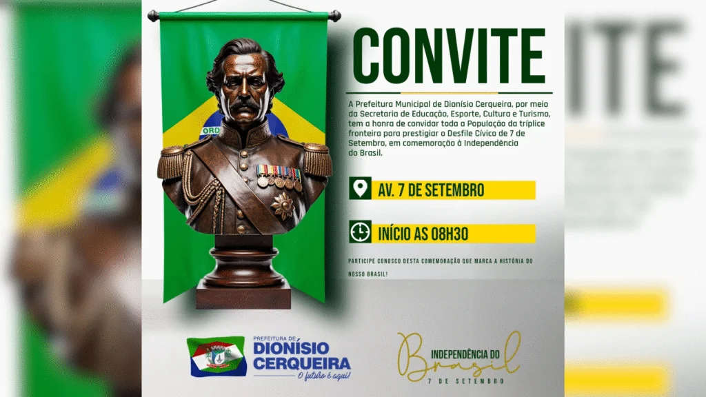 Educação de Dionísio Cerqueira divulga cronograma da Semana da Pátria 3 Educação de Dionísio Cerqueira divulga cronograma da Semana da Pátria