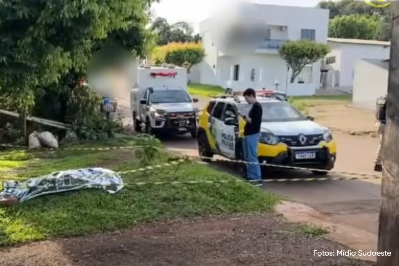 Homem é morto a facadas no Bairro Vila Aurora, em Santo Antonio do Sudoeste 1 ytg6