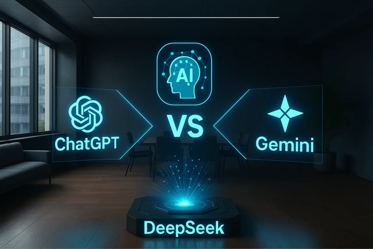 DeepSeek vira o jogo: novos modelos V3.2 prometem superar ChatGPT-5 e Gemini 3.0 Pro 3 DeepSeek vira o jogo: novos modelos V3.2 prometem superar ChatGPT-5 e Gemini 3.0 Pro