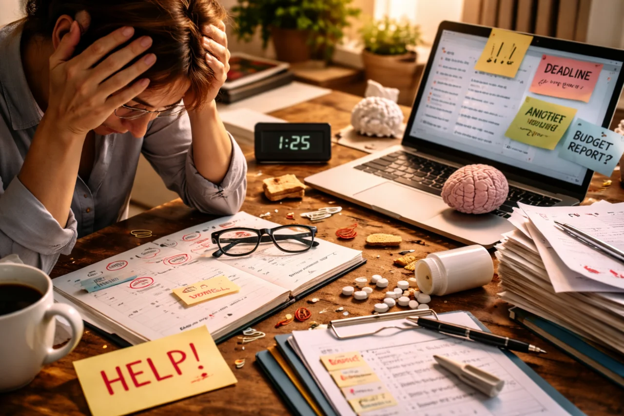 Ansiedade funcional: por que quem “dá conta de tudo” pode estar adoecendo em silêncio 6 Heloisa L 16 1