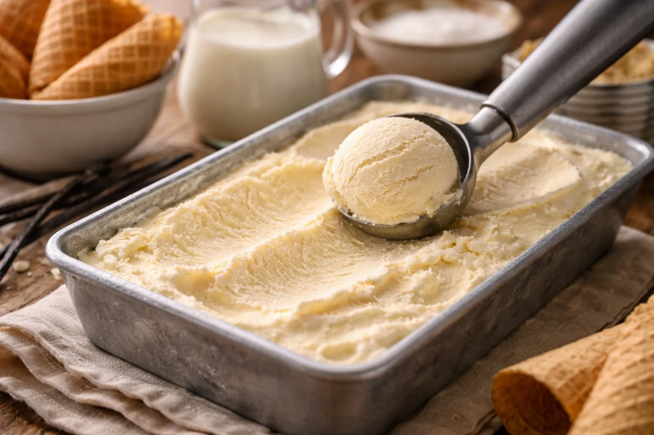 Sorvete caseiro tradicional: receita cremosa, fácil e perfeita para qualquer ocasião 5 Heloisa L 38