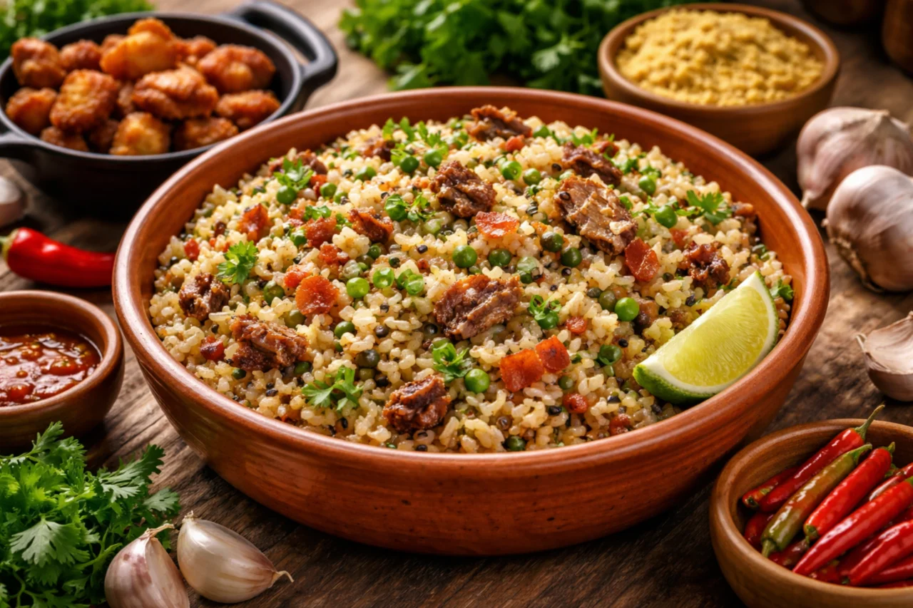 Baião de dois tradicional: a receita nordestina completa, saborosa e fácil de preparar 3 Baião de dois tradicional: a receita nordestina completa, saborosa e fácil de preparar