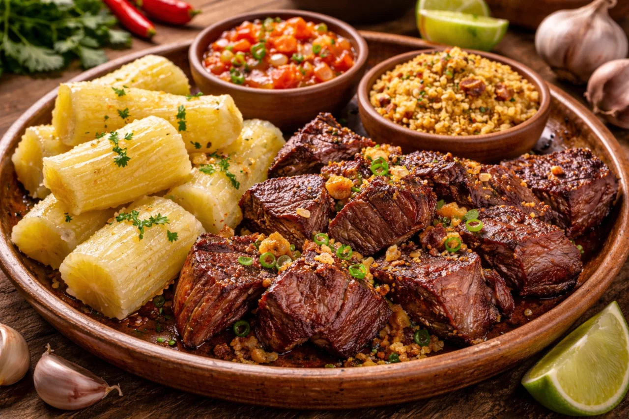 Carne de sol com macaxeira: tradição nordestina em um prato completo e saboroso 3 Carne de sol com macaxeira: tradição nordestina em um prato completo e saboroso