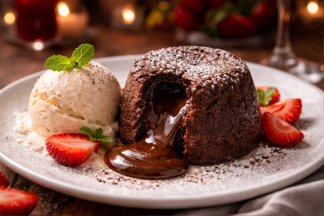 Petit gâteau com sorvete de baunilha: a sobremesa perfeita para um Dia dos Namorados inesquecível 13 Heloisa L 21 1