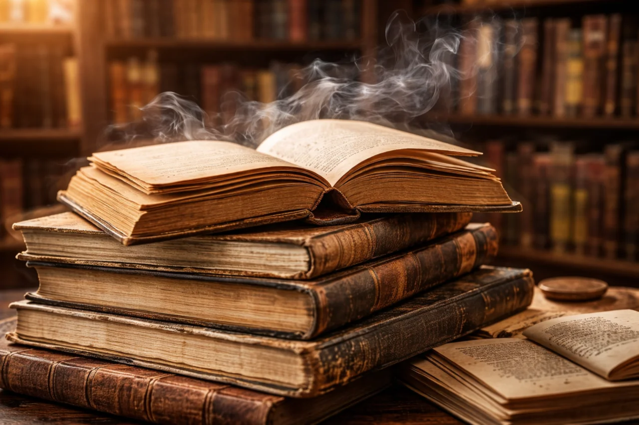 O cheiro de livros antigos tem explicação científica: a decomposição do papel cria o aroma que encanta leitores 4 Heloisa L 48 3