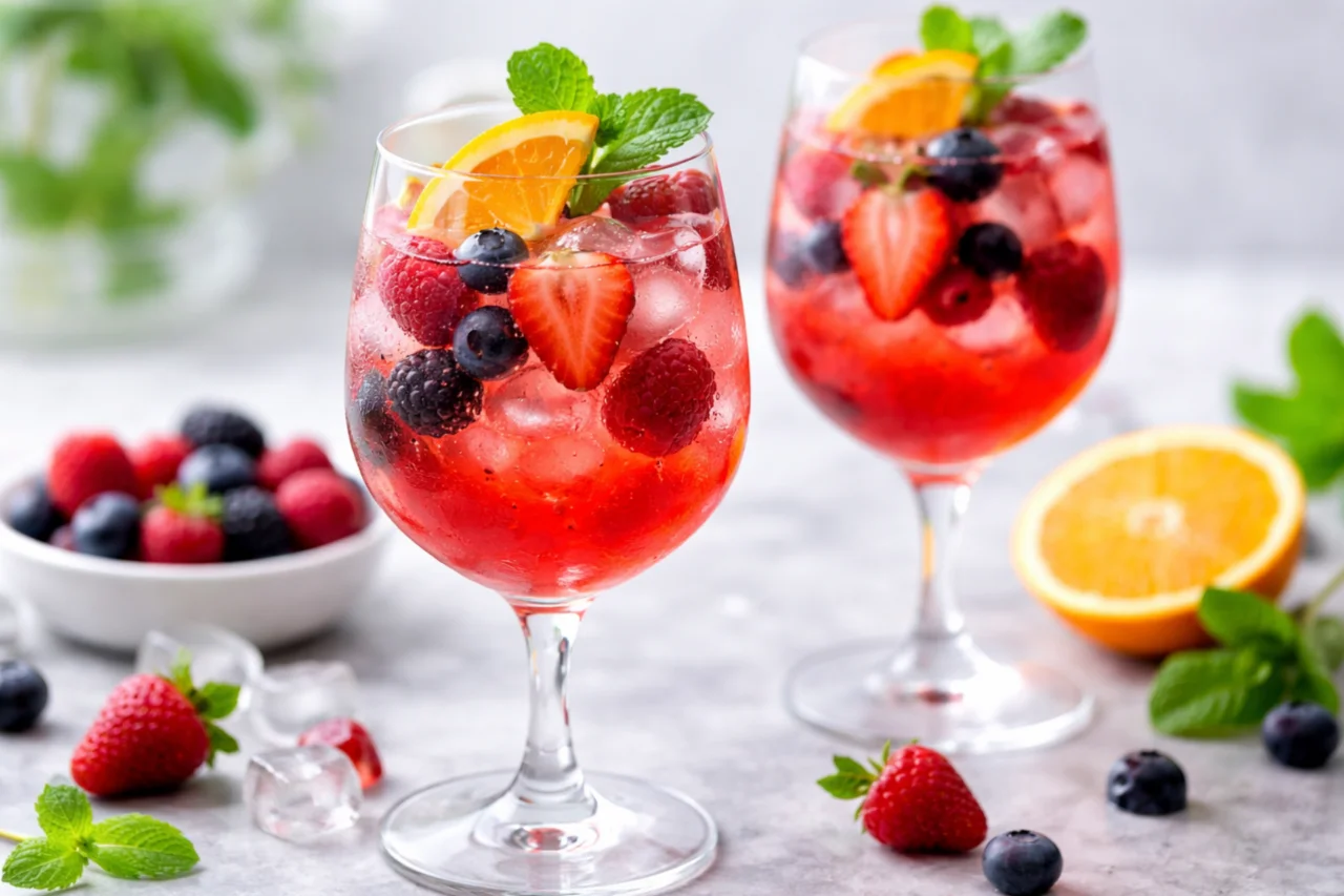 Como fazer o drink spritz de frutas vermelhas 3 Como fazer o drink spritz de frutas vermelhas
