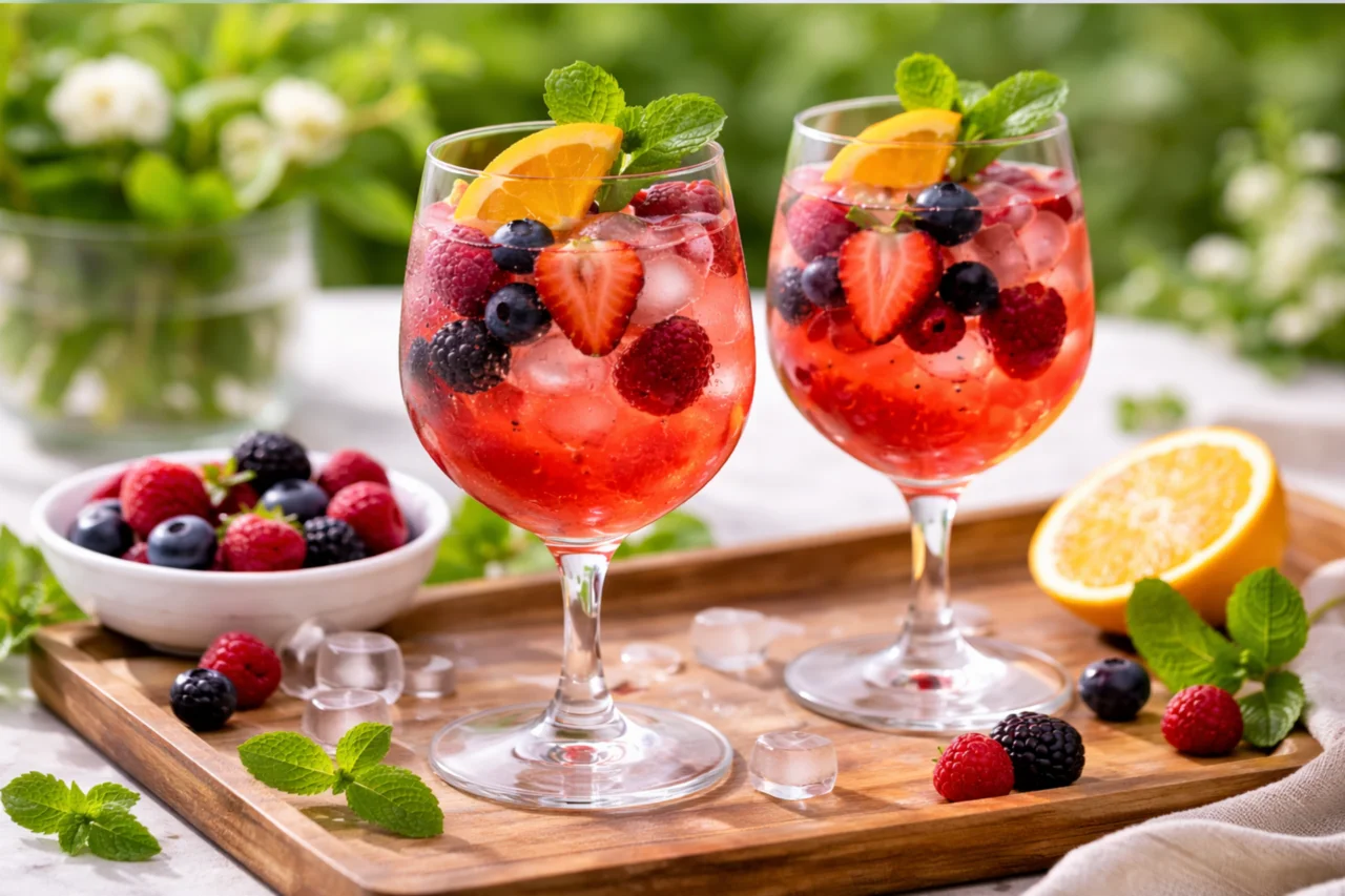 Como fazer o drink spritz de frutas vermelhas 15 Como fazer o drink spritz de frutas vermelhas