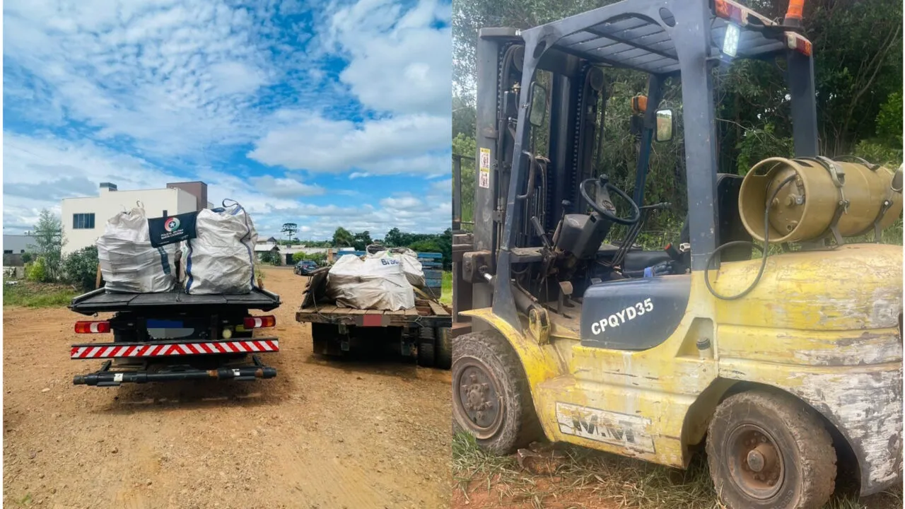 8 toneladas de baterias apreendidas e motorista é preso por contrabando em Dionísio Cerqueira 8 r6yhj6t