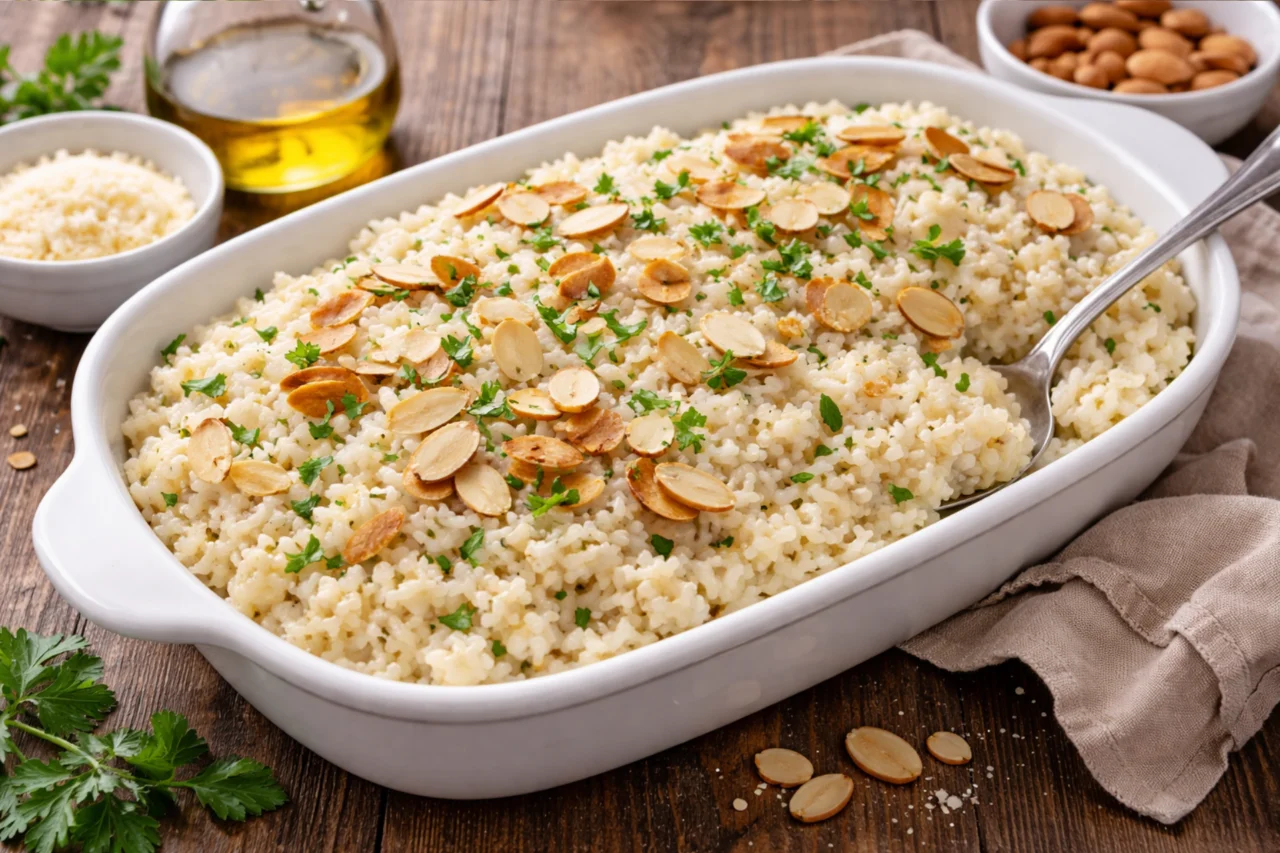 Arroz cremoso com amêndoas 3 Arroz cremoso com amêndoas