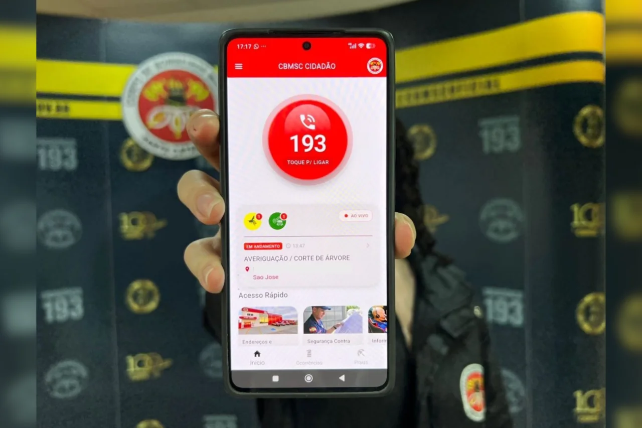 Corpo de Bombeiros de Santa Catarina amplia acesso ao 193 com chamadas pelo aplicativo CBMSC Cidadão 12 Corpo de Bombeiros Militar de Santa Catarina passa a permitir chamadas ao 193 pelo aplicativo CBMSC Cidadão, inclusive em locais sem sinal de telefonia, desde que haja acesso à internet.