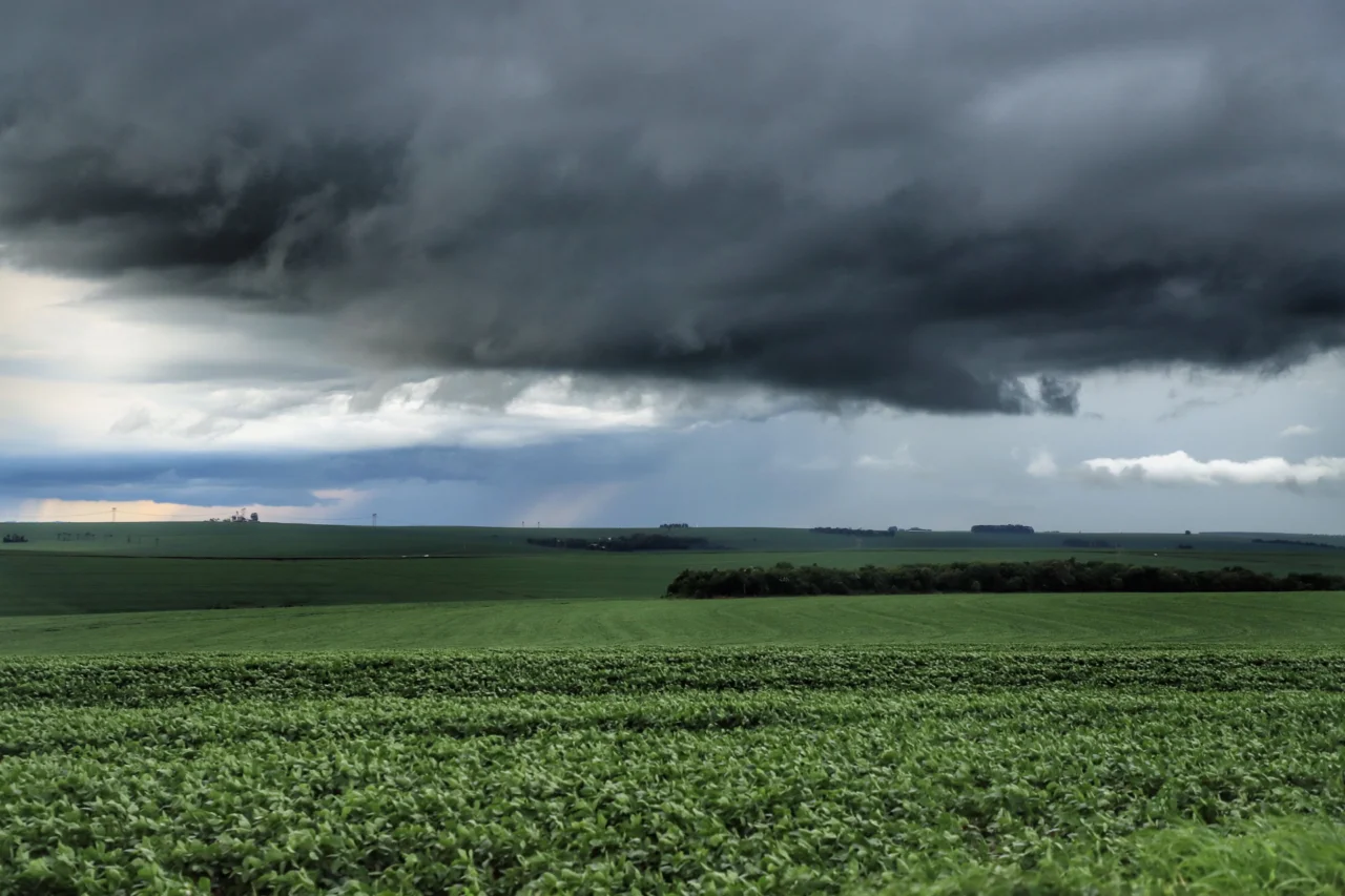 Paraná mantém calor e volta a ter risco de tempestades após volumes elevados de chuva 9 Após chuvas intensas no fim de semana, Paraná volta a ter risco de tempestades no início da semana, com temperaturas que podem chegar a 35°C