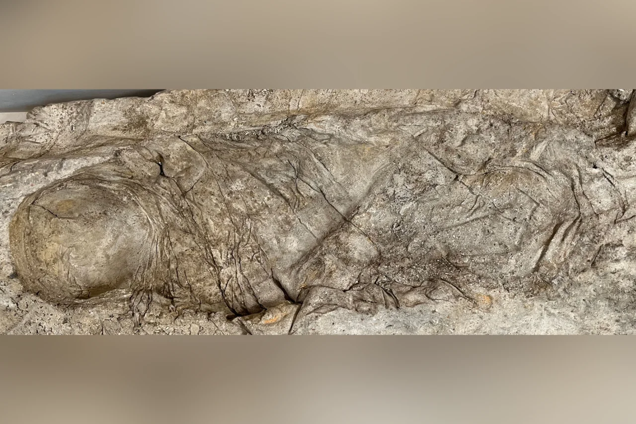 Descoberta em antiga York revela bebês romanos enterrados com tecido usado pela elite imperial