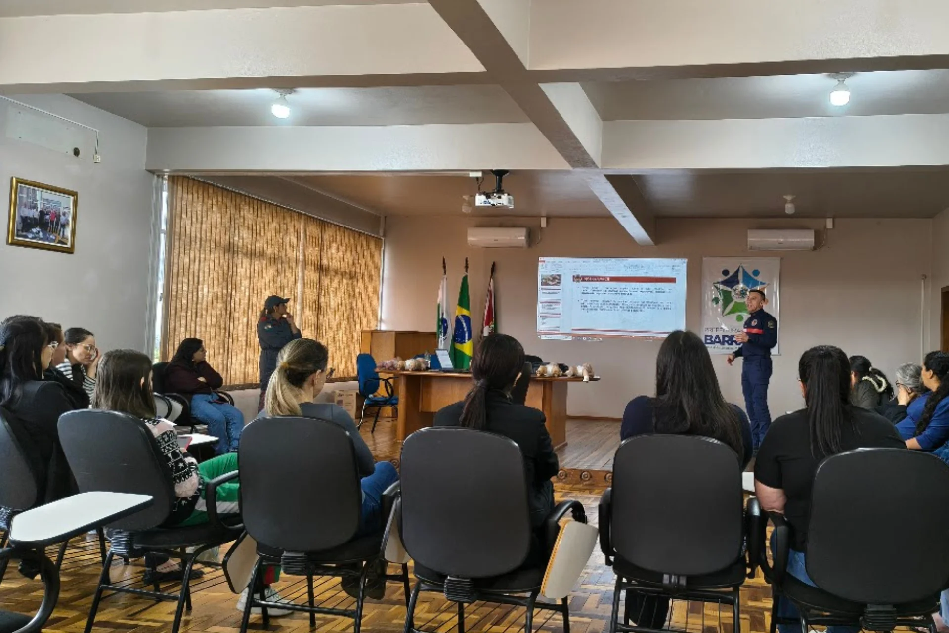 Bombeiros promovem capacitação para gestantes Barraconenses 3 Bombeiros promovem capacitação para gestantes barraconenses