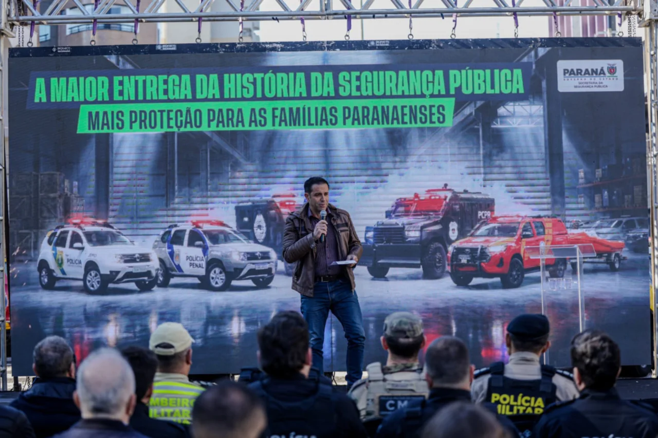 Estado entrega 50 viaturas e equipamentos para reforçar segurança pública no Sudoeste do Paraná 4 Estado entrega 50 viaturas e equipamentos para reforçar segurança pública no Sudoeste do Paraná