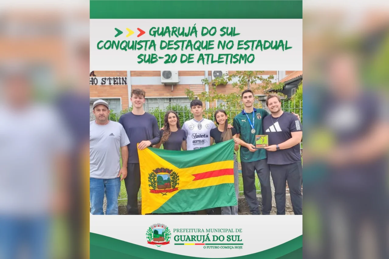 Guaruj&aacute; do Sul participa do Campeonato Estadual Loterias Caixa Sub-20 de Atletismo