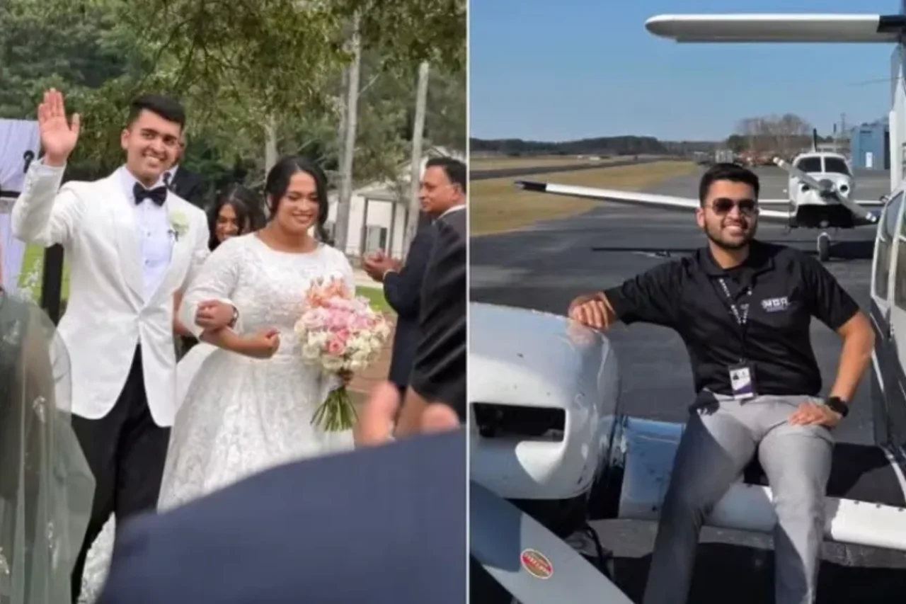 Noivo morre em queda de helicóptero após deixar festa de casamento nos Estados Unidos 30 Heloisa L 2026 06 03T074702.541