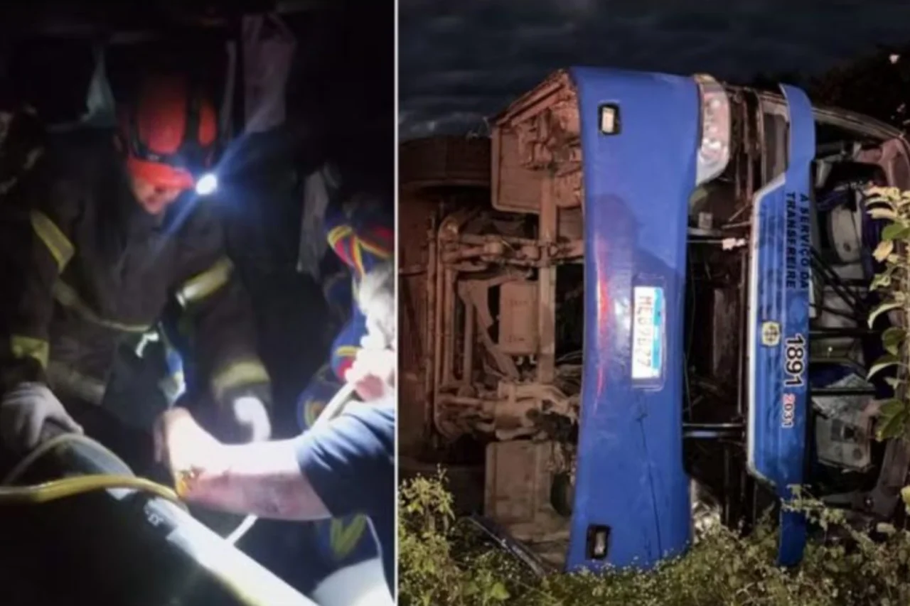 Ônibus com time de basquete capota no Ceará e deixa sete mortos