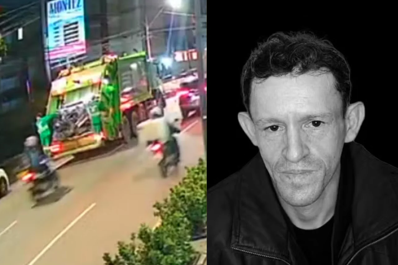 Gari morre após ser atingido por moto durante coleta de lixo em Curitiba