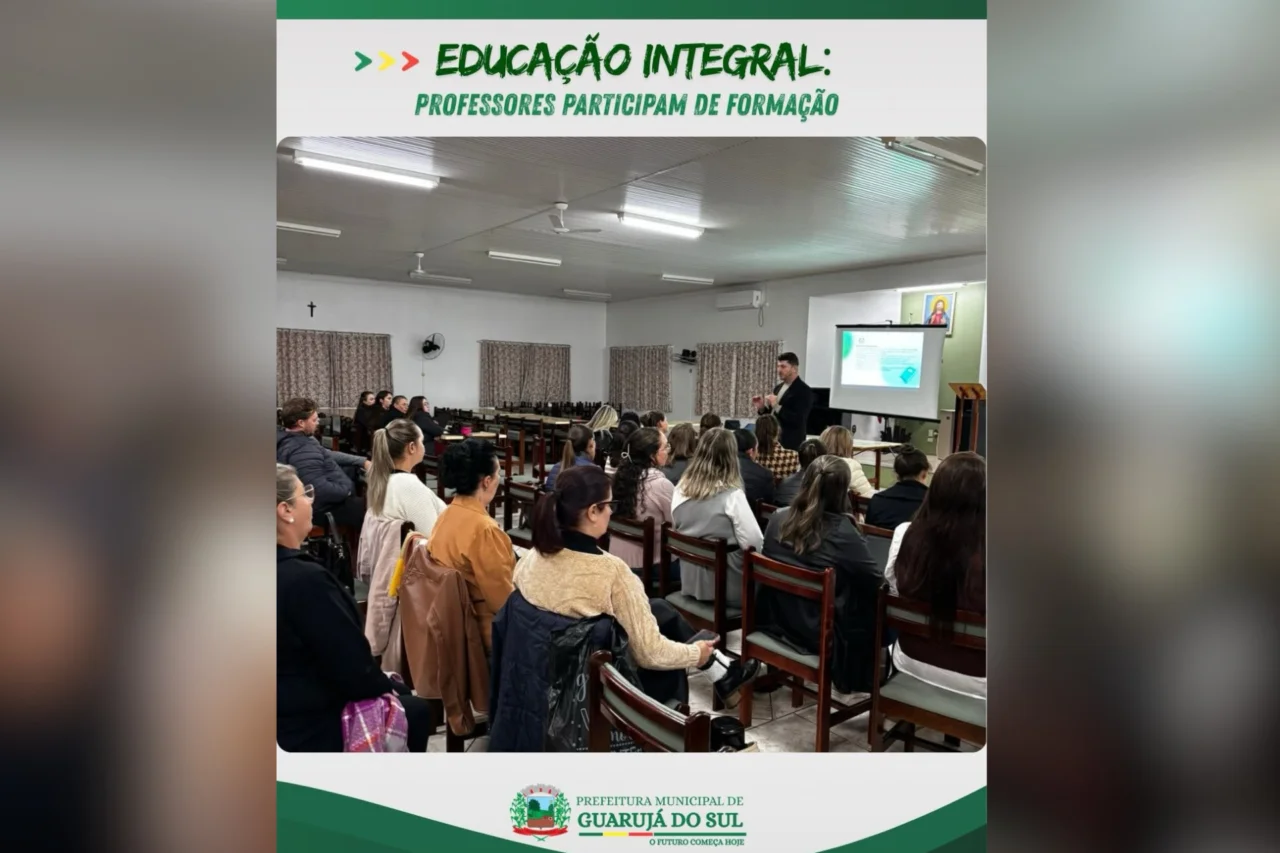 A Secretaria de Educa&ccedil;&atilde;o realiza forma&ccedil;&atilde;o com professores e avan&ccedil;a na constru&ccedil;&atilde;o da Pol&iacute;tica Municipal de Educa&ccedil;&atilde;o em Tempo Integral