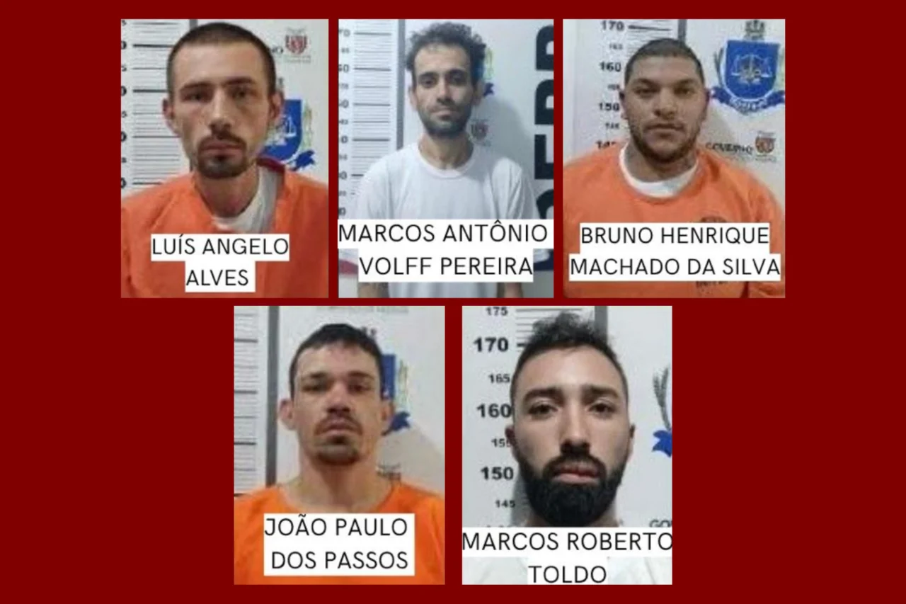 Fuga na Cadeia de Dois Vizinhos: 3 detentos são recapturados e 5 seguem procurados